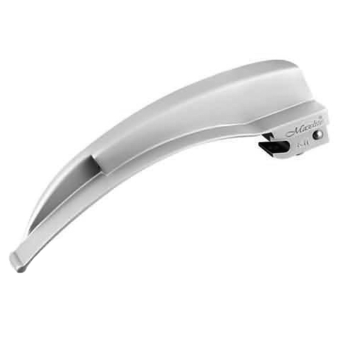 Macintosh F.O. blade with integrated fibers